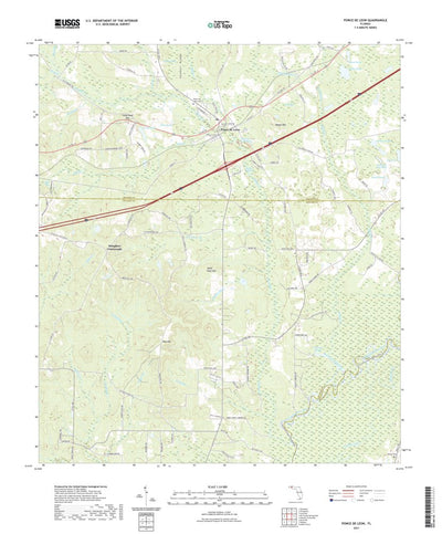 United States Geological Survey Ponce de Leon, FL (2021, 24000-Scale) digital map