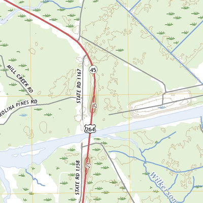 United States Geological Survey Ponzer, NC (2022, 24000-Scale) digital map