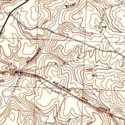 United States Geological Survey Poolesville, MD-VA (1944, 31680-Scale) digital map