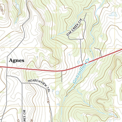 United States Geological Survey Poolville, TX (2022, 24000-Scale) digital map