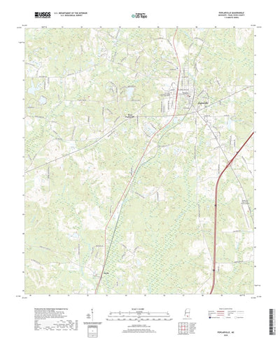 United States Geological Survey Poplarville, MS (2020, 24000-Scale) digital map