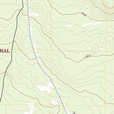 United States Geological Survey Porcupine Butte, CA (2021, 24000-Scale) digital map