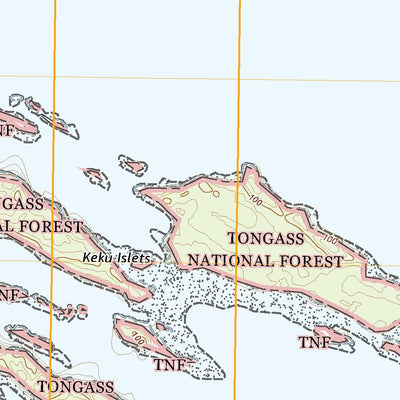 United States Geological Survey Port Alexander D-1 NE, AK (2021, 25000-Scale) digital map