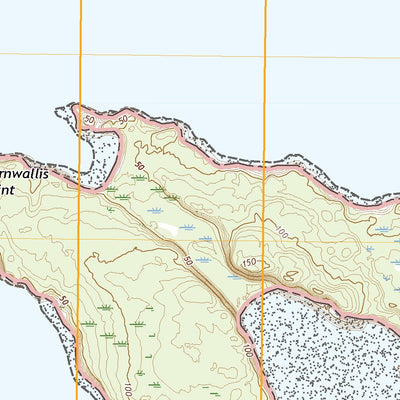 United States Geological Survey Port Alexander D-1 NW, AK (2021, 25000-Scale) digital map