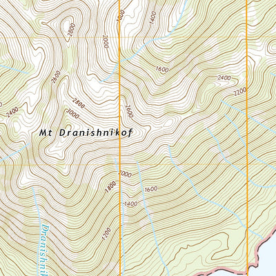 United States Geological Survey Port Alexander D-4 NW, AK (2021, 25000-Scale) digital map