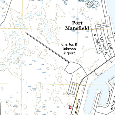 United States Geological Survey Port Mansfield, TX (2022, 24000-Scale) digital map
