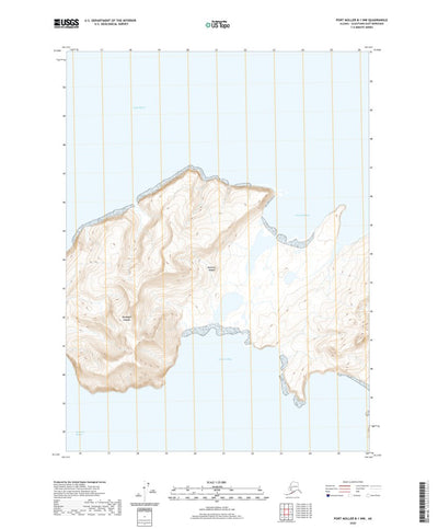 United States Geological Survey Port Moller B-1 NW, AK (2020, 25000-Scale) digital map