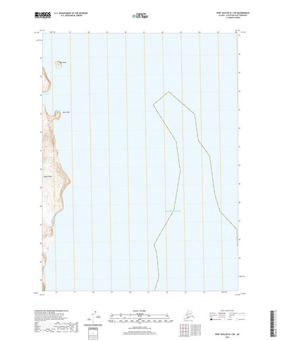 United States Geological Survey Port Moller B-1 SW, AK (2020, 25000-Scale) digital map