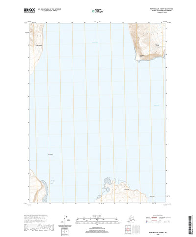 United States Geological Survey Port Moller B-2 NW, AK (2020, 25000-Scale) digital map