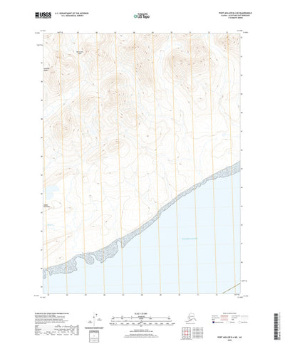 United States Geological Survey Port Moller B-4 NE, AK (2020, 25000-Scale) digital map