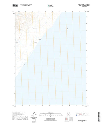 United States Geological Survey Port Moller B-6 SE, AK (2020, 25000-Scale) digital map