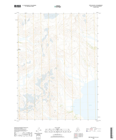 United States Geological Survey Port Moller D-1 SE, AK (2020, 25000-Scale) digital map