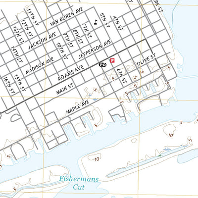 United States Geological Survey Port O'Connor, TX (2022, 24000-Scale) digital map