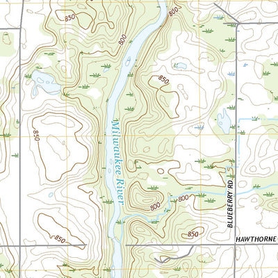United States Geological Survey Port Washington West, WI (2022, 24000-Scale) digital map