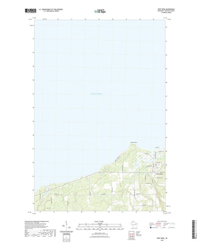 United States Geological Survey Port Wing, WI (2022, 24000-Scale) digital map