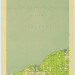 United States Geological Survey Port Wing, WI-MN (1943, 48000-Scale) digital map