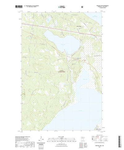 United States Geological Survey Portage Lake, MN (2022, 24000-Scale) digital map