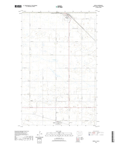 United States Geological Survey Portal, ND (2020, 24000-Scale) digital map