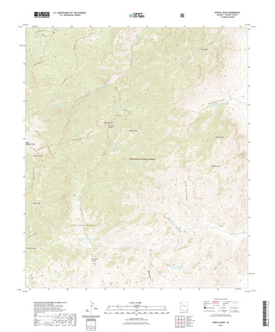 United States Geological Survey Portal Peak, AZ (2021, 24000-Scale) digital map