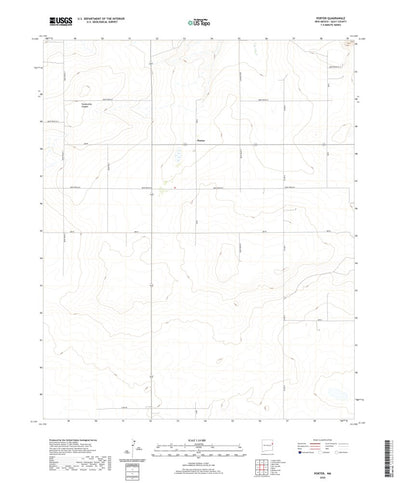 United States Geological Survey Porter, NM (2020, 24000-Scale) digital map