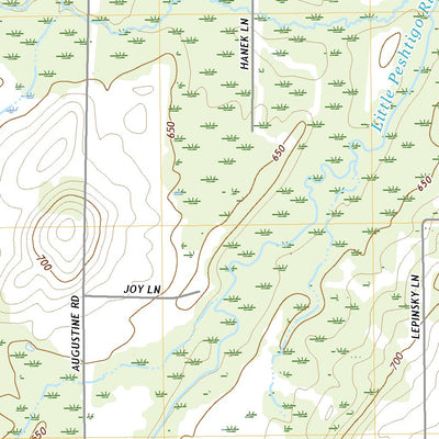 United States Geological Survey Porterfield SW, WI (2022, 24000-Scale) digital map