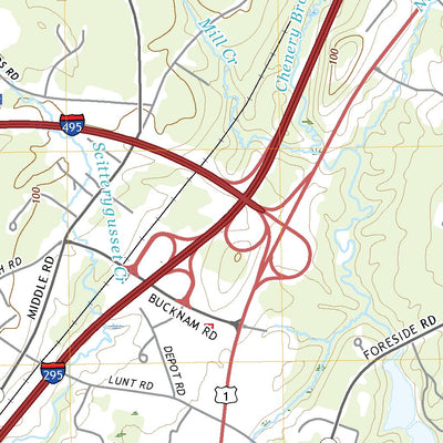 United States Geological Survey Portland East, ME (2021, 24000-Scale) digital map