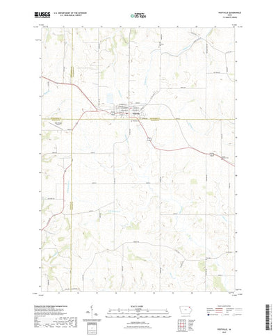 United States Geological Survey Postville, IA (2022, 24000-Scale) digital map