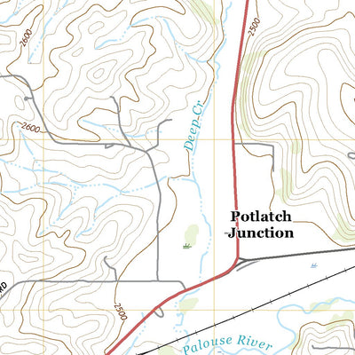 United States Geological Survey Potlatch, ID (2020, 24000-Scale) digital map