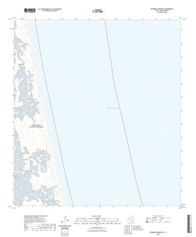 United States Geological Survey Potrero Lopeno SE, TX (2022, 24000-Scale) digital map