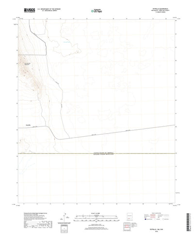 United States Geological Survey Potrillo, NM (2020, 24000-Scale) digital map