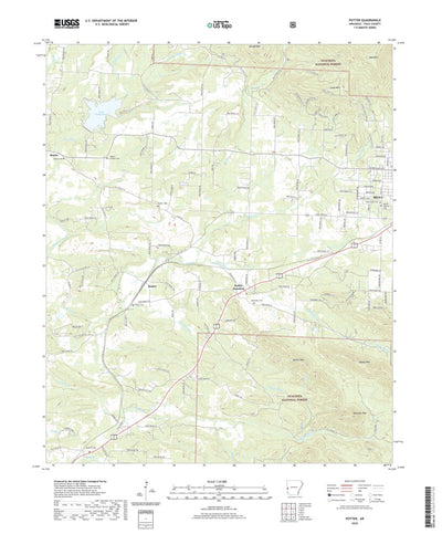 United States Geological Survey Potter, AR (2020, 24000-Scale) digital map