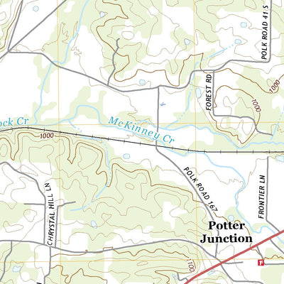 United States Geological Survey Potter, AR (2020, 24000-Scale) digital map