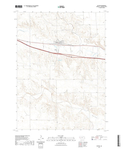 United States Geological Survey Potter, NE (2021, 24000-Scale) digital map