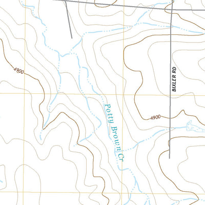 United States Geological Survey Potty Brown Creek, CO (2022, 24000-Scale) digital map