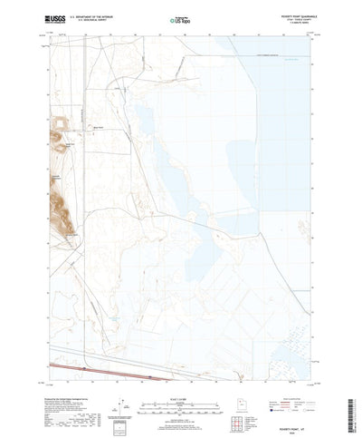 United States Geological Survey Poverty Point, UT (2020, 24000-Scale) digital map