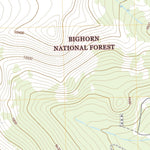 United States Geological Survey Powder River Pass, WY (2021, 24000-Scale) digital map