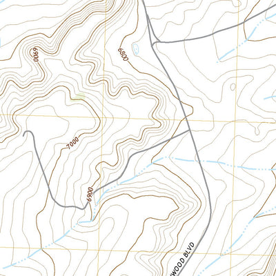 United States Geological Survey Powder Wash, CO (2022, 24000-Scale) digital map