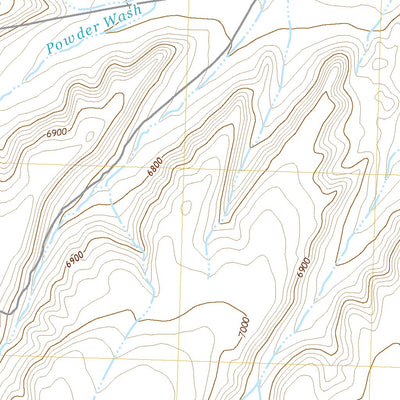 United States Geological Survey Powder Wash, CO (2022, 24000-Scale) digital map