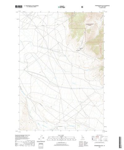 United States Geological Survey Powderhorn Gulch, ID (2020, 24000-Scale) digital map