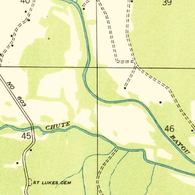 United States Geological Survey Powhatan, LA (1937, 31680-Scale) digital map