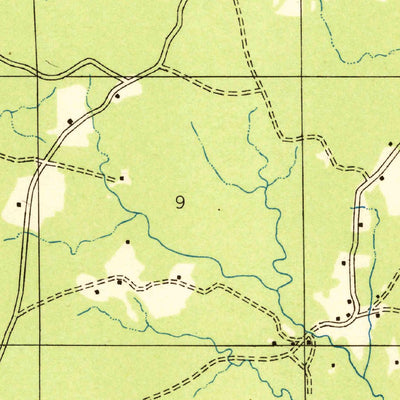 United States Geological Survey Powhatan, LA (1937, 31680-Scale) digital map