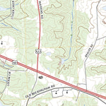 United States Geological Survey Powhatan, VA (2022, 24000-Scale) digital map