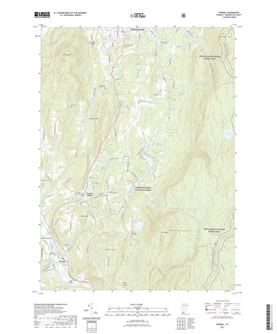 United States Geological Survey Pownal, VT (2021, 24000-Scale) digital map