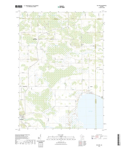 United States Geological Survey Poy Sippi, WI (2022, 24000-Scale) digital map