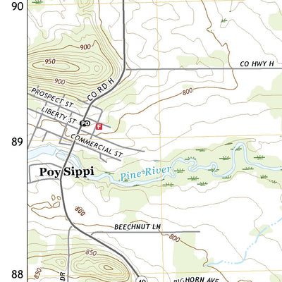 United States Geological Survey Poy Sippi, WI (2022, 24000-Scale) digital map