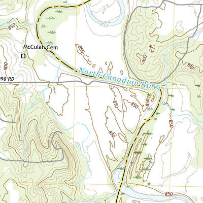 United States Geological Survey Prague NE, OK (2022, 24000-Scale) digital map