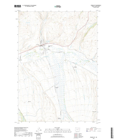 United States Geological Survey Prairie City, OR (2020, 24000-Scale) digital map