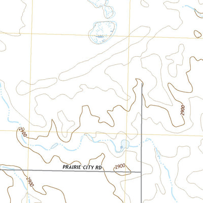 United States Geological Survey Prairie City, SD (2021, 24000-Scale) digital map