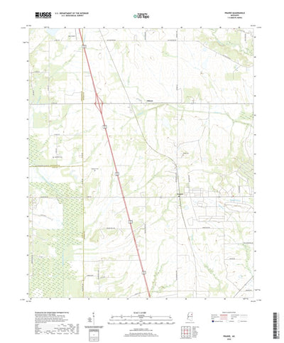 United States Geological Survey Prairie, MS (2020, 24000-Scale) digital map