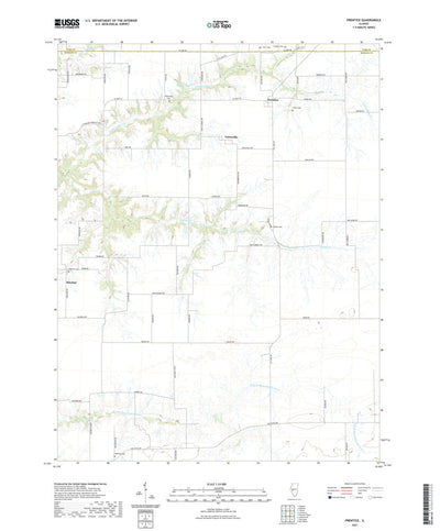 United States Geological Survey Prentice, IL (2021, 24000-Scale) digital map